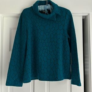 Cowl Neck Pullover Knit Sweater